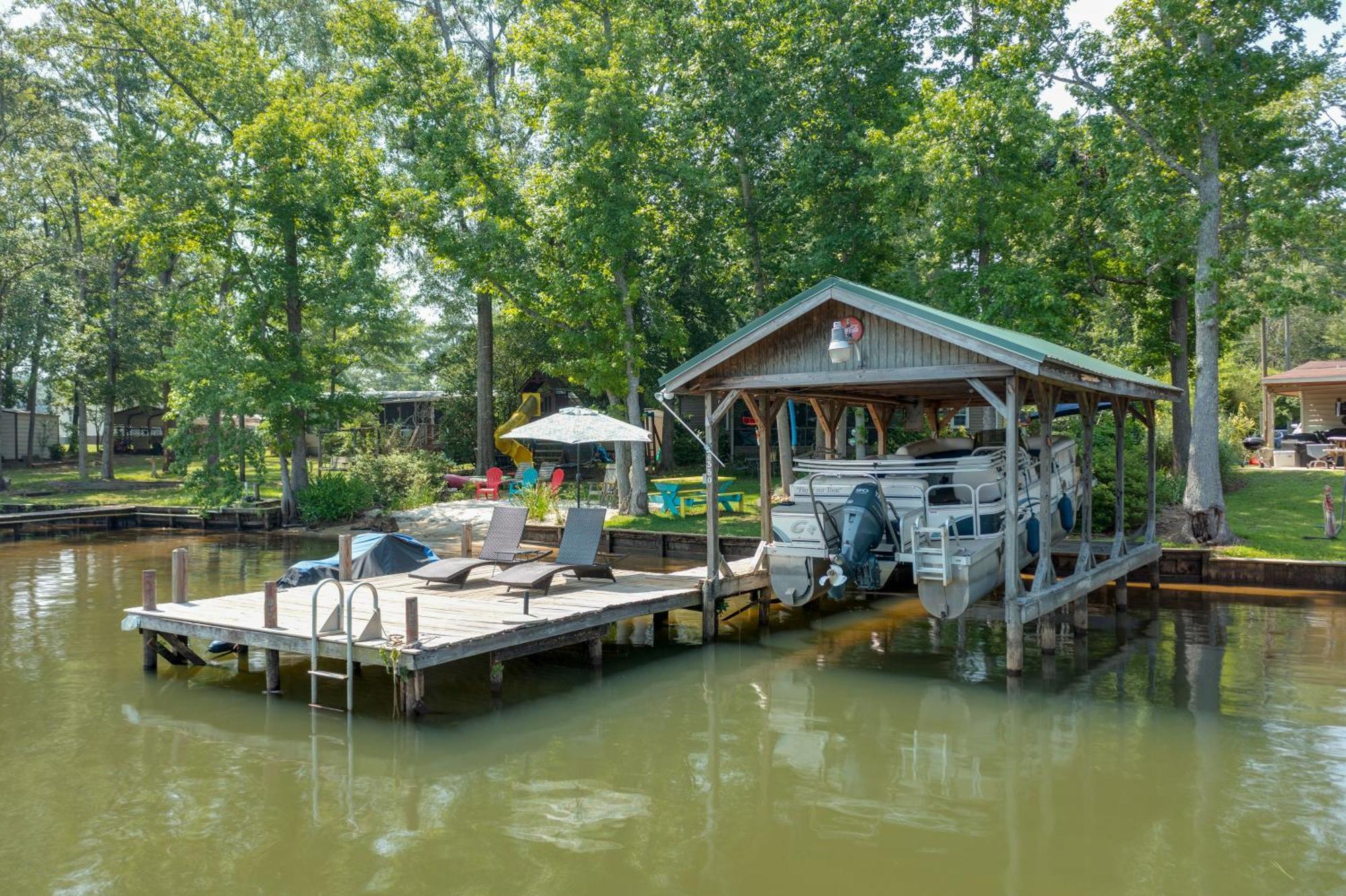 Lake Sinclair Crooked Creek Cottage With Fire Pit! Eatonton Екстериор снимка