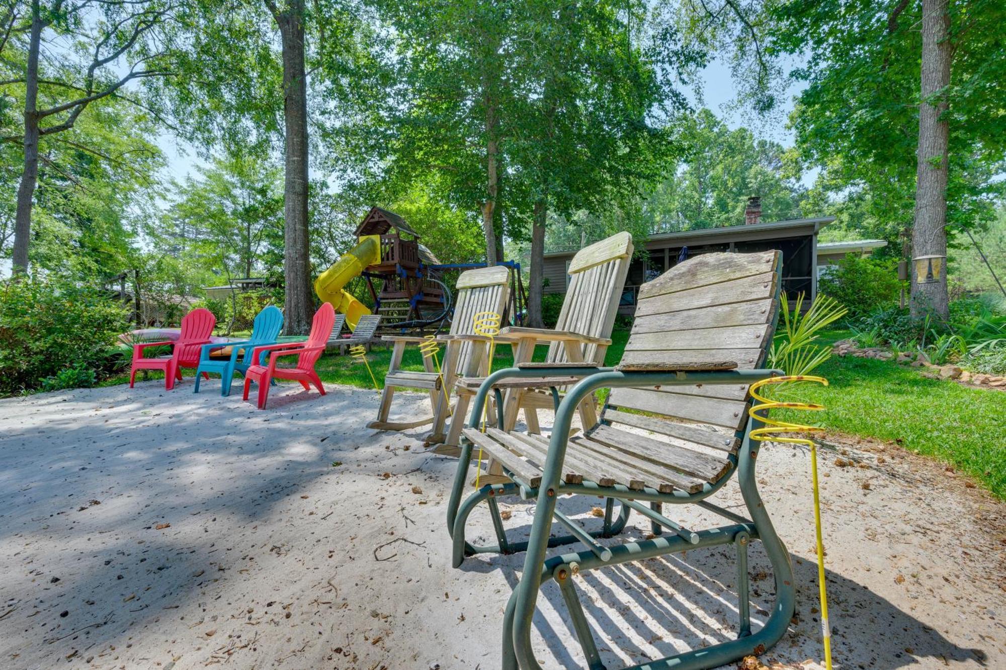 Lake Sinclair Crooked Creek Cottage With Fire Pit! Eatonton Екстериор снимка